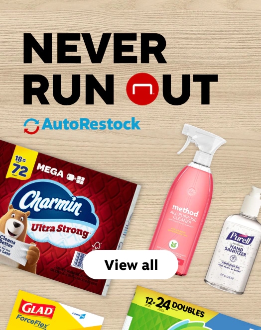 Never run out