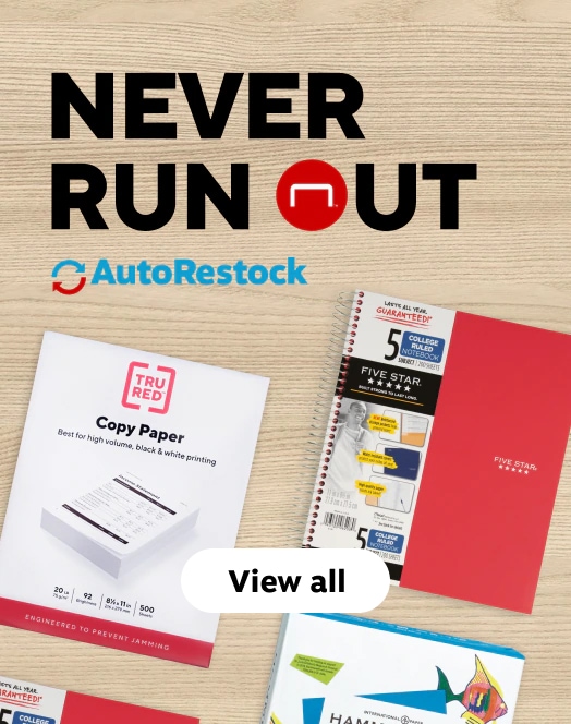 Never Run Out. AutoRestock. View all.