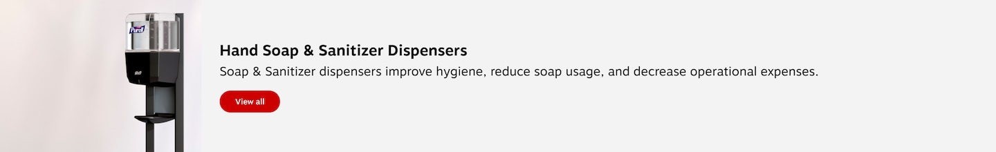 Hand Soap & hand Sanitizer Dispensers. Soap & Sanitizer dispensers improve hygiene, reduce soap usage, and decrease operational expenses. View all.