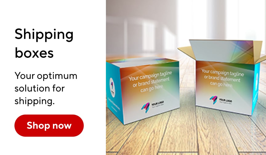 Shipping boxes. Your optimum solution for shipping. Shop now