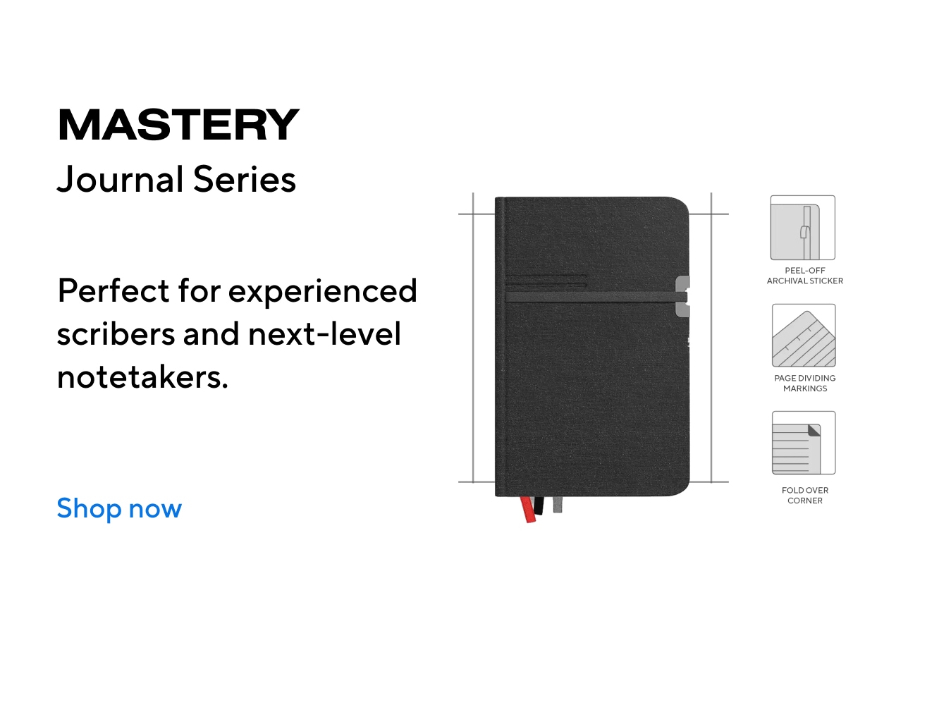 MASTERY Journal Series Perfect for experienced scribers and next-level notetakers. Shop now.