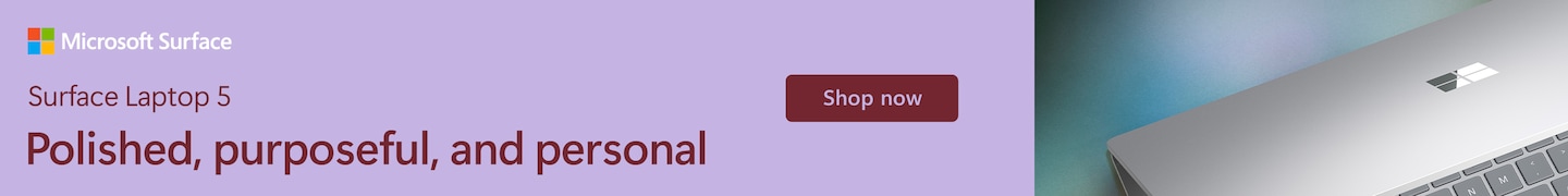 Microsoft Surface Surface Laptop 5 Polished, purposeful, and personal Shop now