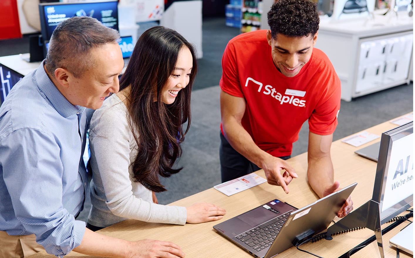 Pictured: Staples Experts