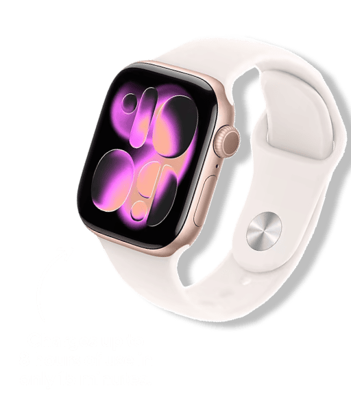 Charges up to 8 hours of use in only 15 minutes.