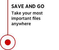 SAVE AND GO Take your most important files anywhere