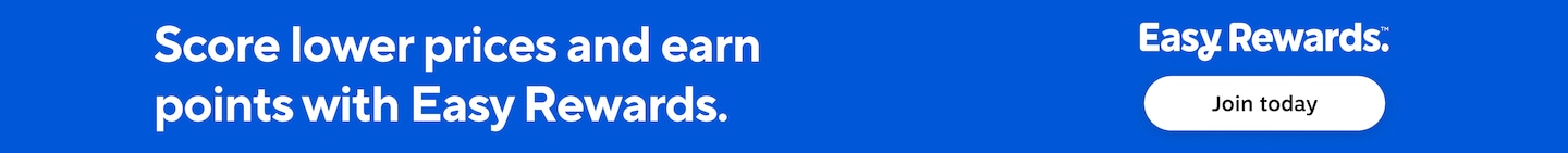 Score lower prices and earn points with Easy Rewards. Easy rewards. Join today