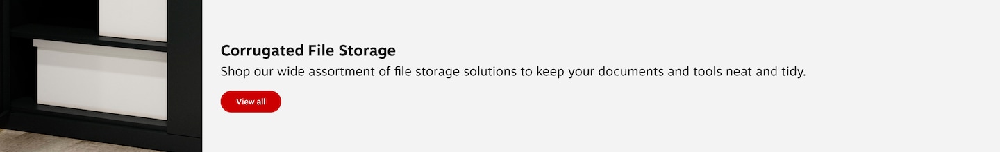 Corrugate File Storage. Shop our wide assortment of file storage solutions to keep your documents and tools neat and tidy. View all.