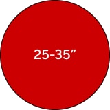 25-35" Long