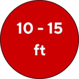 10 - 15 ft