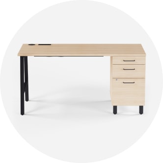 Solid wood desk staples outlet