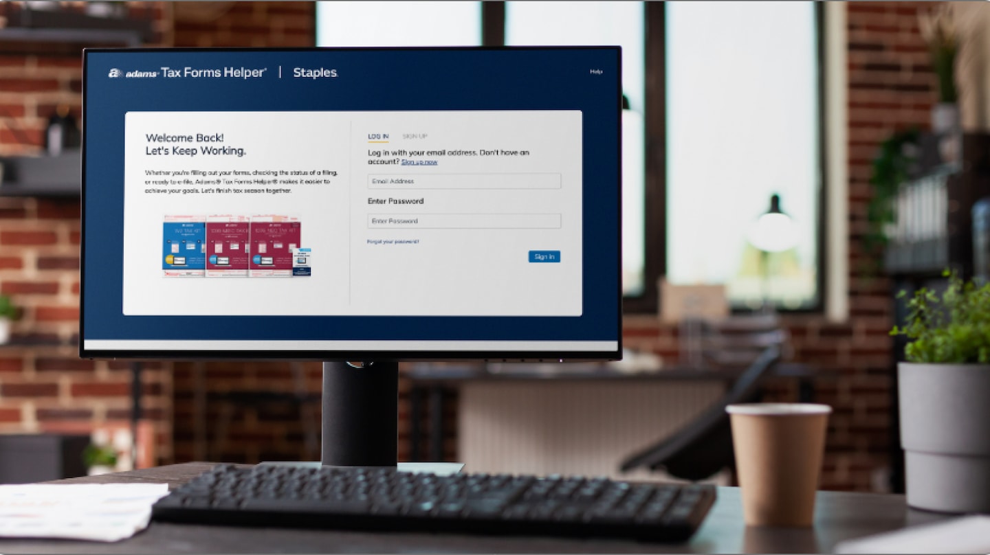 Explore Adams Tax Forms Helper. We help companies of all sizes, from CPA firms to small business, prepare taxes with a simple web-based service. Get Started