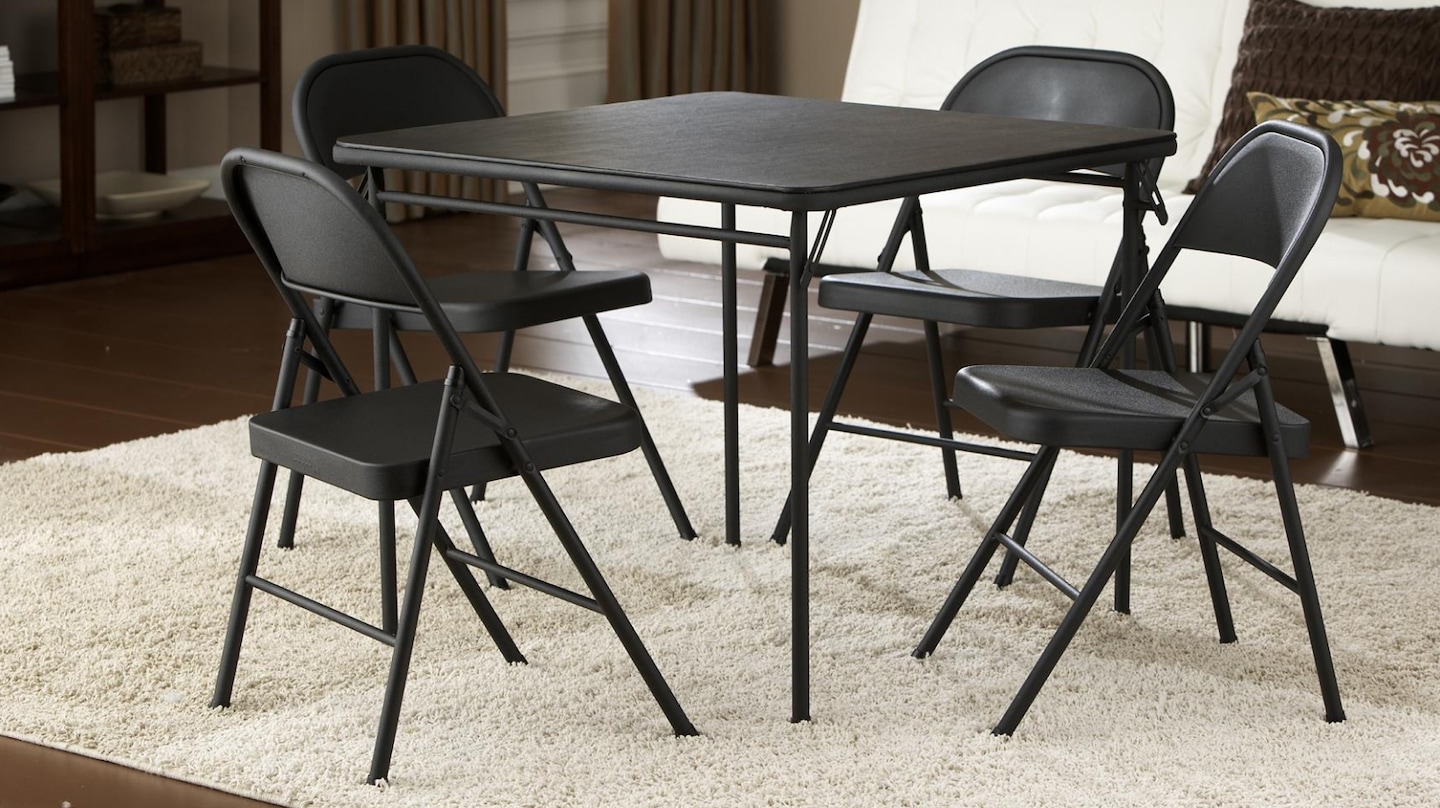 A folding chair from Staples.com is a practical and adaptable seating solution for any home office or small business setting. Perfect for conferences, events, or temporary seating, our folding chairs offer reliable support and comfort. Their collapsible design allows for effortless storage and transportation, making them ideal for larger in-house gatherings and events, and easy to store. Constructed from durable materials, Staples folding chairs provide long-lasting performance. Upgrade your seating with our space-saving and functional folding chairs, suitable for any occasion or small business event.