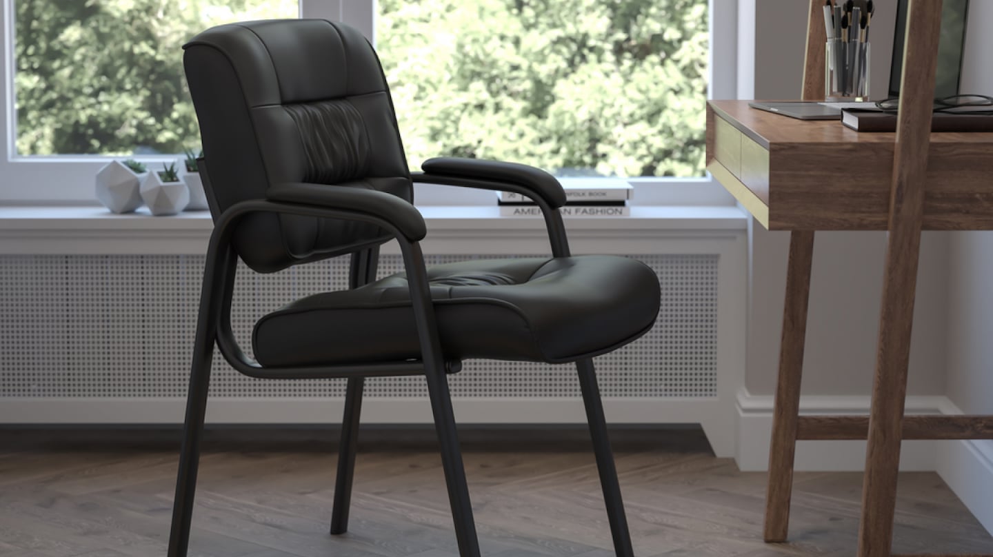 Welcome guests and clients with comfort and style using our range of guest and reception chairs. Perfect for reception areas, lobbies, and break rooms, these chairs enhance both functionality and ambiance. While versatile stacking and folding chairs can serve as guest seating, Staples.com offers a dedicated selection of guest and reception chairs designed to impress. Our collection includes cleanable vinyl chairs ideal for healthcare settings and a variety of colors and materials to match any dƩcor. Provide exceptional support and elevate the look of your workspace with the professional appearance of our guest and reception chairs.
