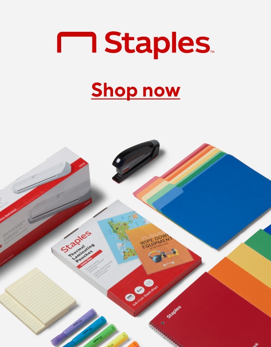 Staples. Shop now