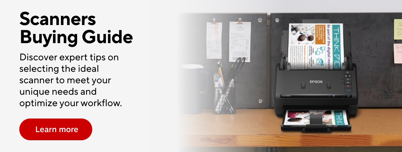 Scanners Buying Guide: Discover expert tips on selecting the ideal scanner to meet your unique needs and optimize your workflow.