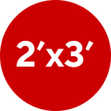 2'x3'