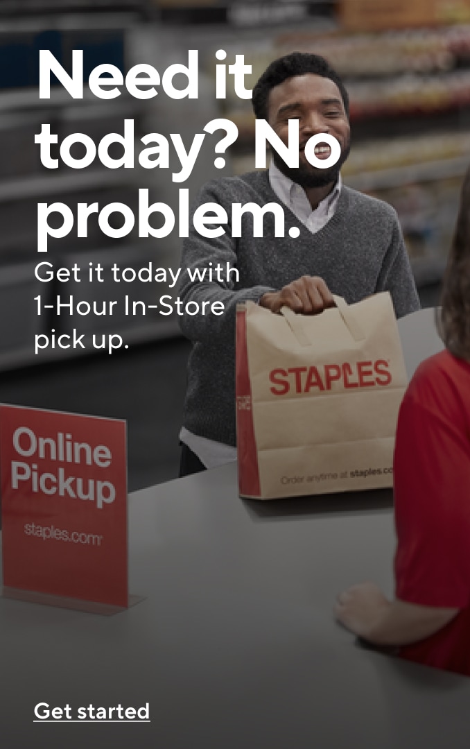 Need it today? No problem. Get it today with 1-Hour In-Store pick up. Get Started