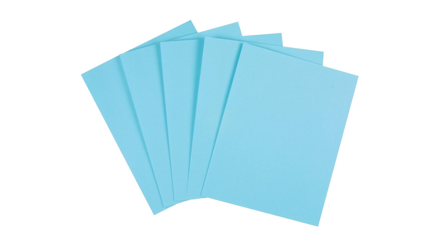 Printer paper that comes in a wide range of colors spanning from neutrals and pastels to brights and muted tones. Colored printer paper varies in weight but standard ranges between 20lb and 60lb. Best used for marketing, business documents, classroom/personal projects and more.