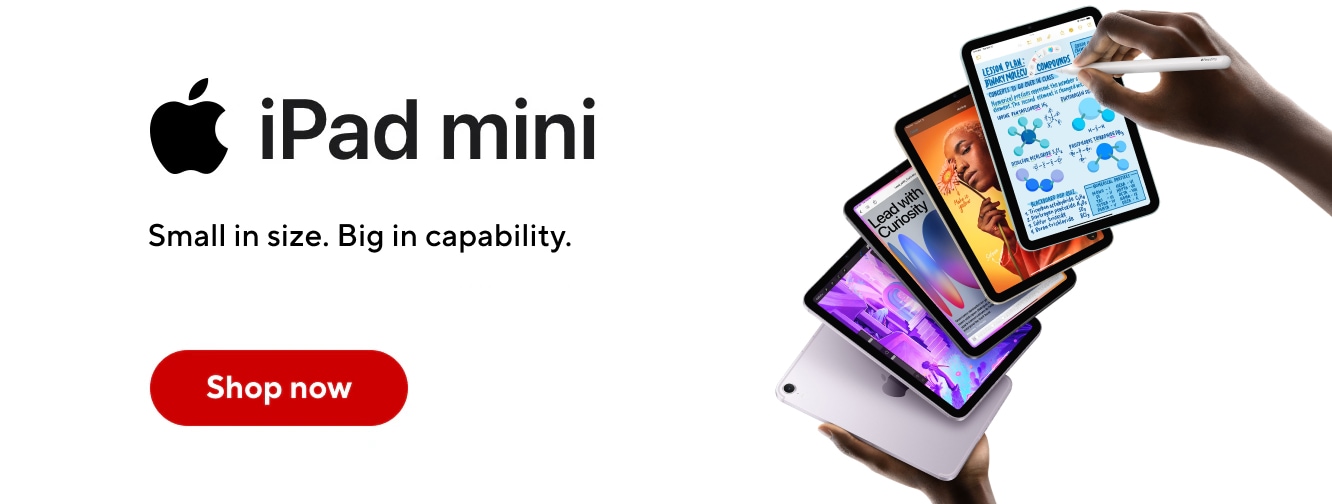 iPad mini. Small in size. Big in capability. Shop now.