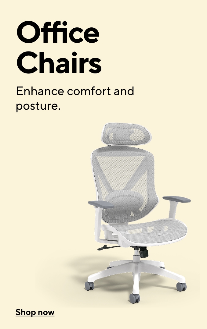 Office Chairs. Enhance comfort and posture. Shop now.