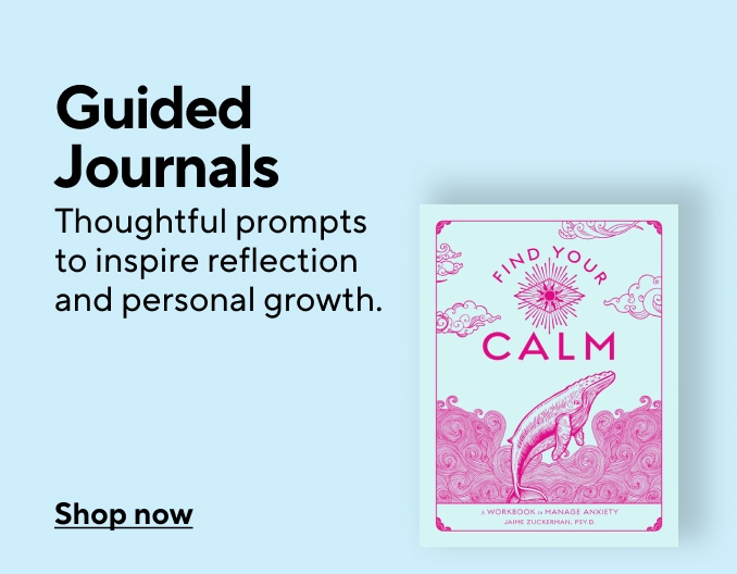 Guided Journals. Thoughtful prompts to inspire reflection and personal growth.