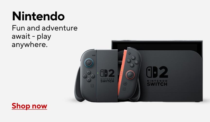 Nintendo: Fun and adventure await—play anywhere. shop now