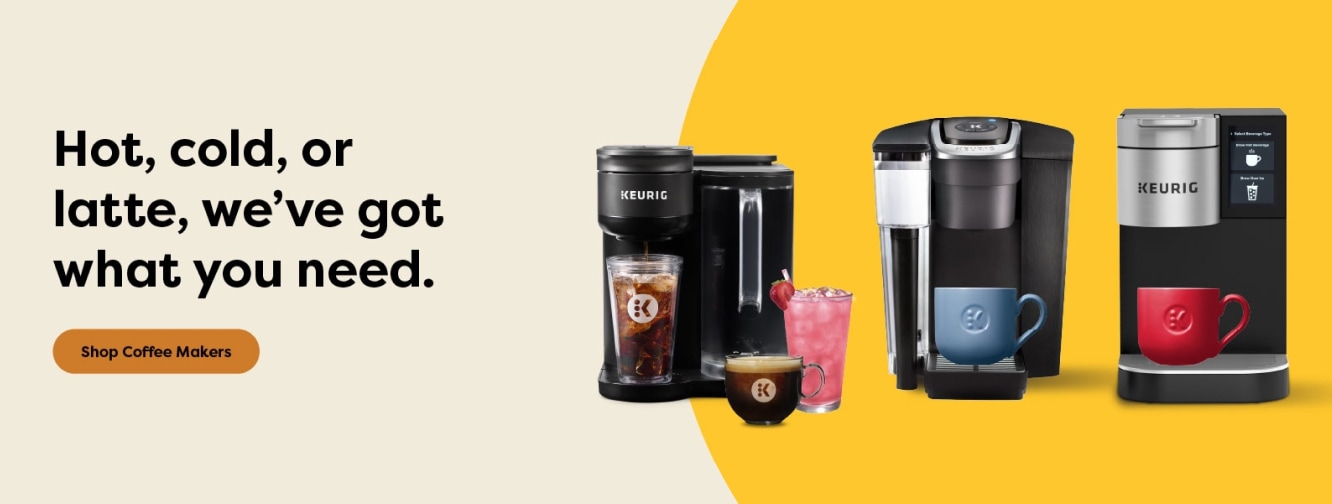 Hot, Cold, or latte, we've got what you need. Shop coffee makers.
