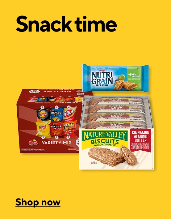 Snack time. Shop now