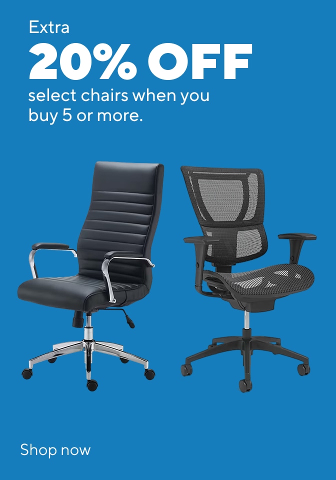 Extra 20% OFF select furniture when you buy 5 or more. Shop now