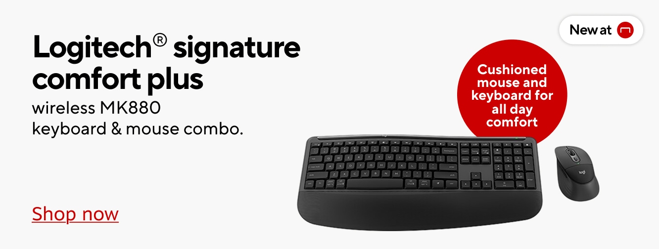 Logitech signiture comfort plus. wireless MK880 keyboard & mouse combo. New at Staples. Cushioned mouse and keyboard for all day comfort. Shop now.