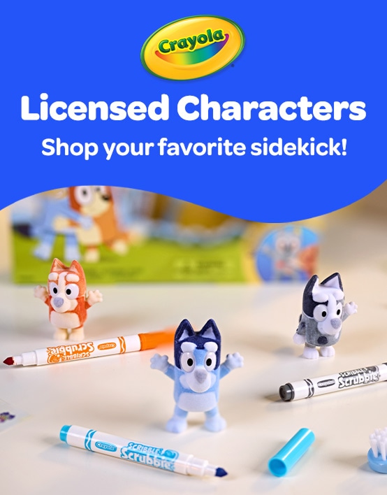 Licensed Characters. Shop your favorite sidekick!