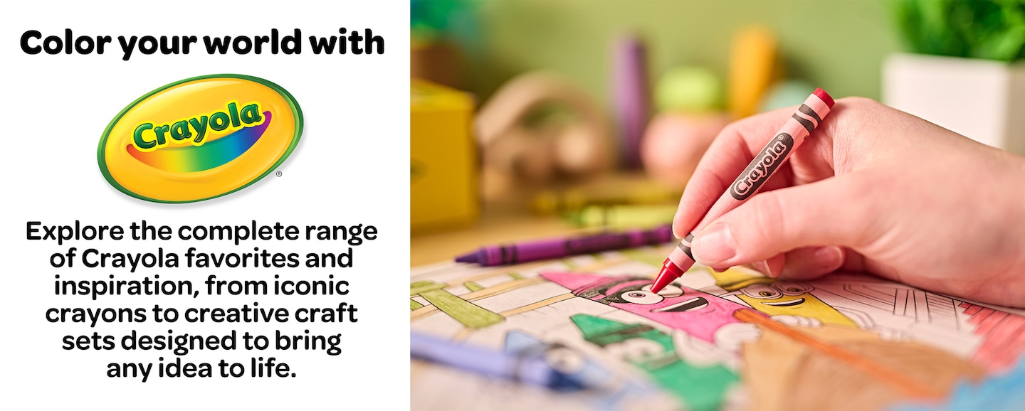 Color your world with Crayola. Explore the complete range of Crayola favorites and inspiration, from iconic crayons to creative craft sets designed to bring any idea to life.