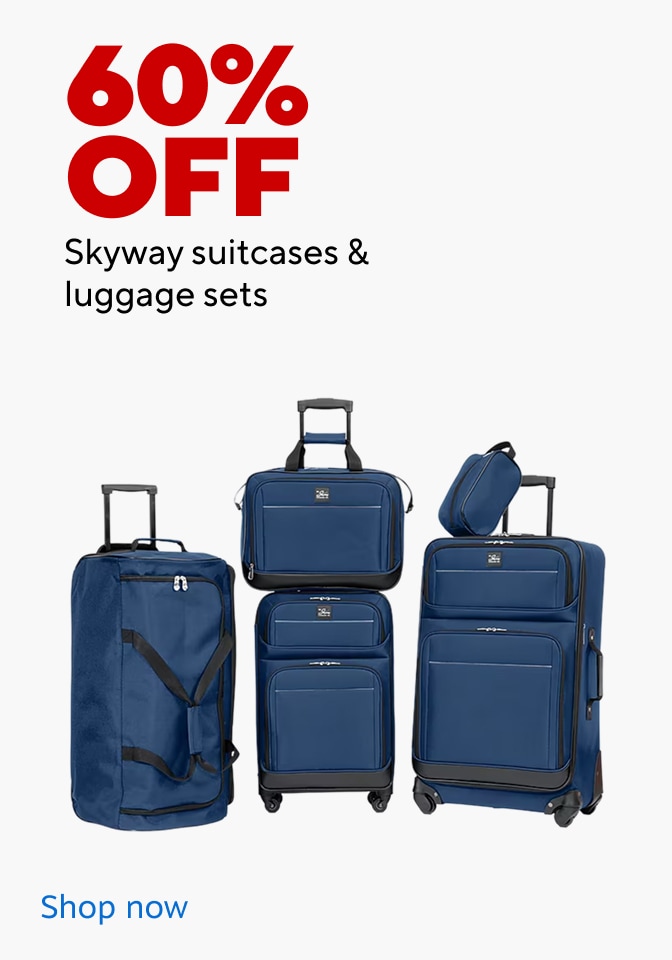 60% off Skyway suitcases and luggage sets. Shop now.