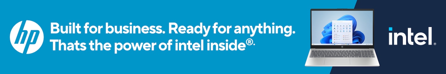 HP Intel. Built for business, ready for anything. Thats the power of intel inside.