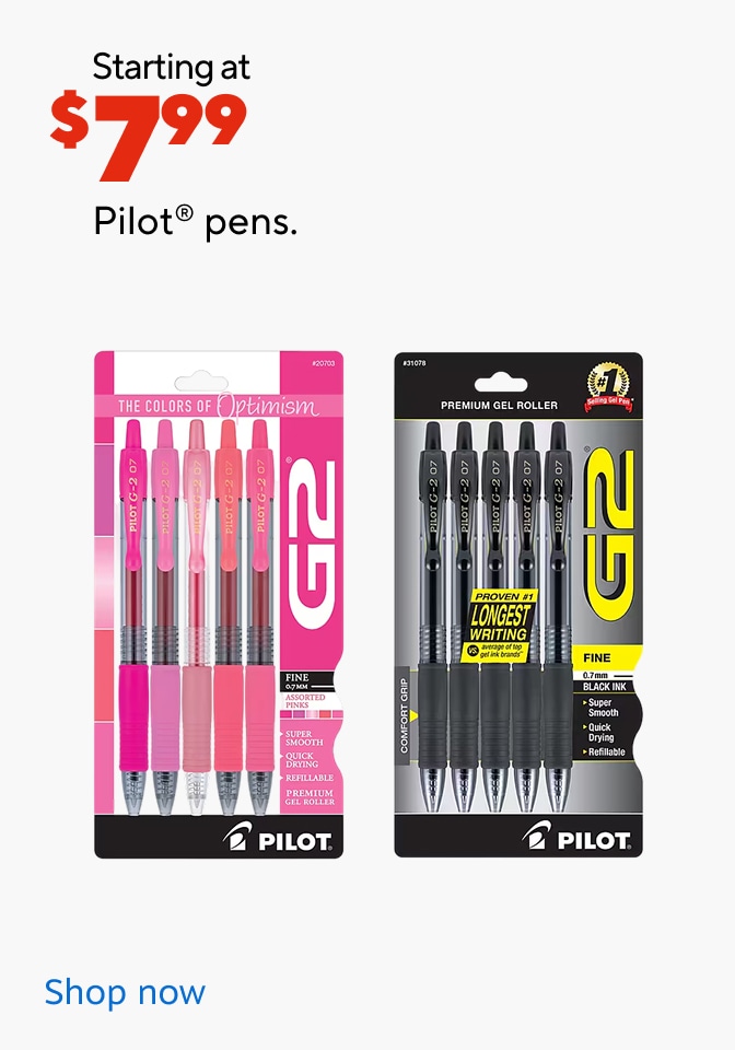 Starting at 7.99 pilot pens. Shop now.