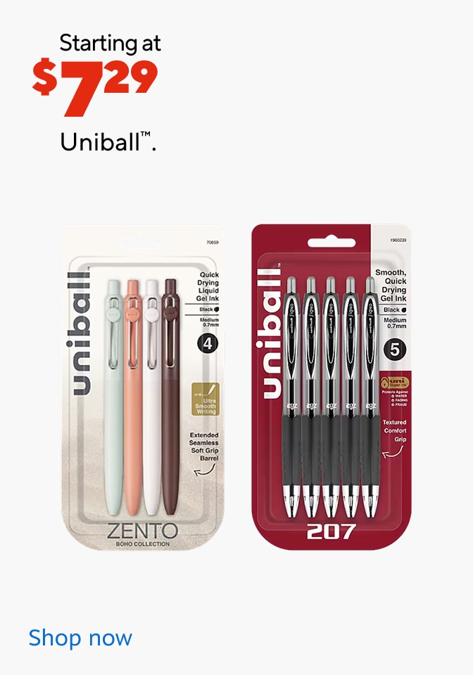 Starting at 7.29 Uniball . Shop Now