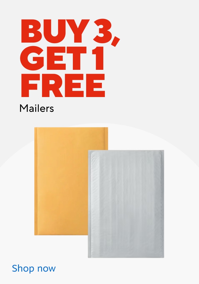 Buy 3, get 1 mailers. Shop now.