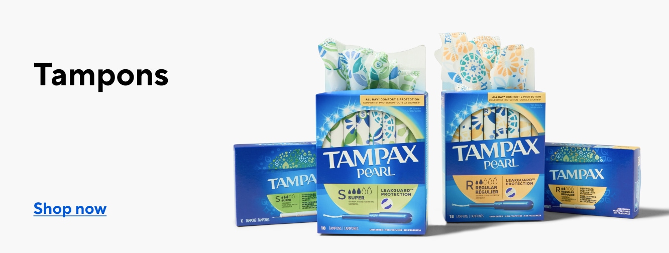 Tampons. Shop Now
