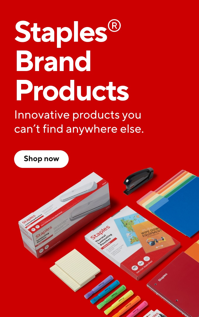 Staples® Brand Products. Innovative products you can’t find anywhere else. Shop now.