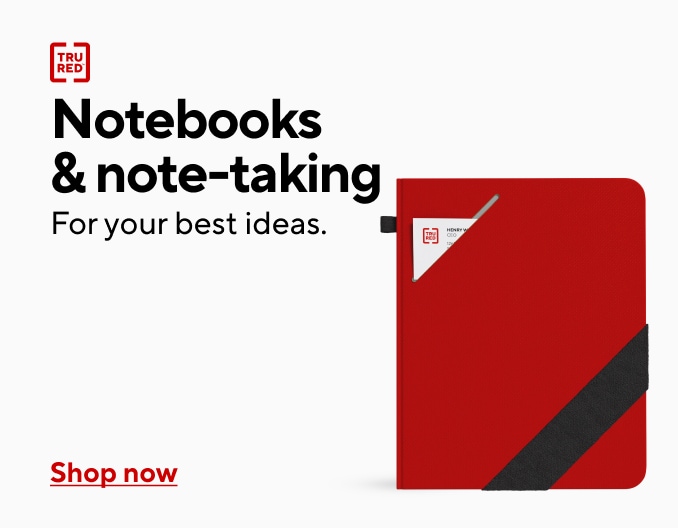 Tru Red. Notebooks & note-taking For your best ideas. Shop now.