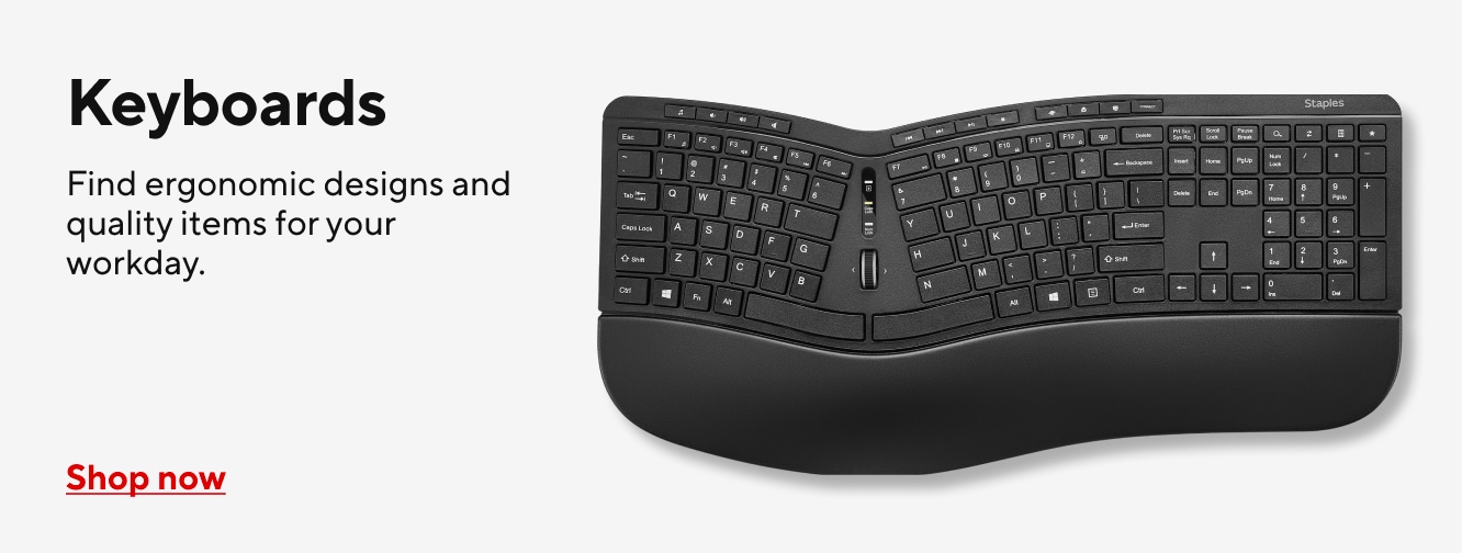 Keyboards. Find ergonomic designs and quality items for your workday. Shop now