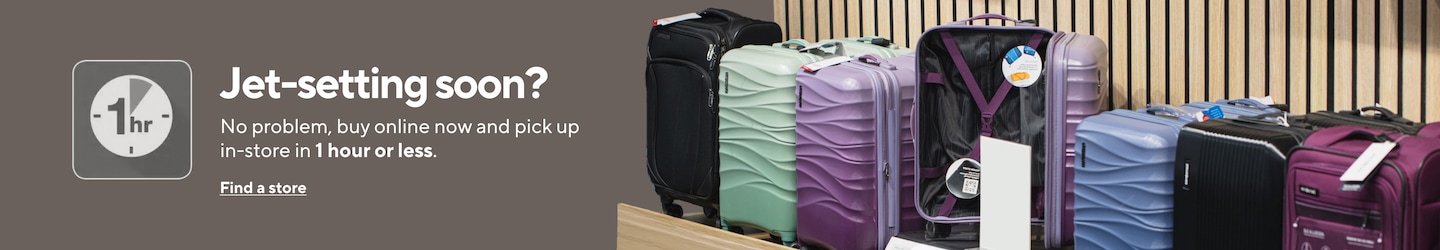 Jet-setting soon? Get your order fast with 30-minuite pickup. Find a store.