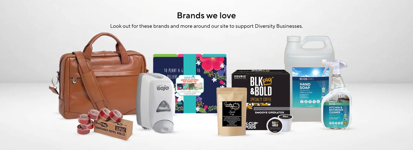Brands we love. Look out for these brands and more around our site to support Diversity Businesses.