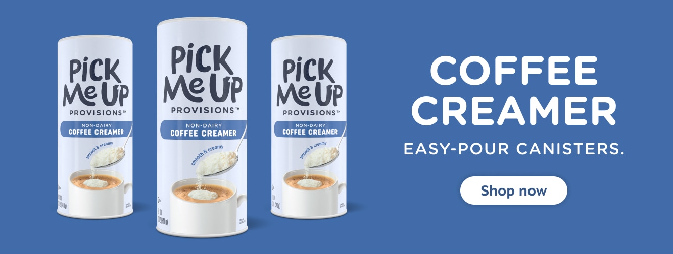 COFFEE CREAMER. EASY-POUR CANISTERS. Shop now