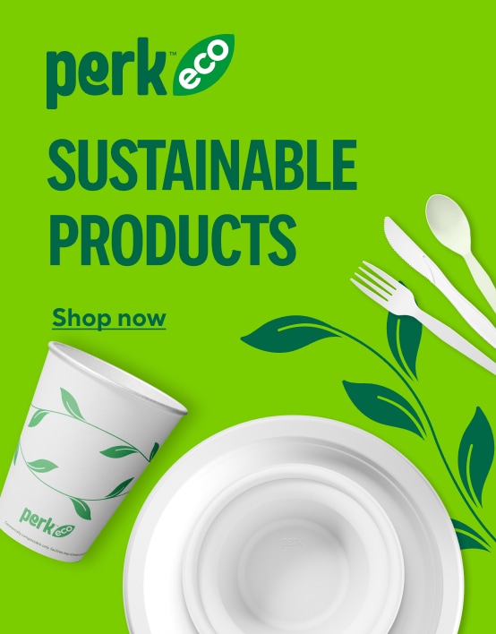 Perk ECO Sustainable Products. Shop now.