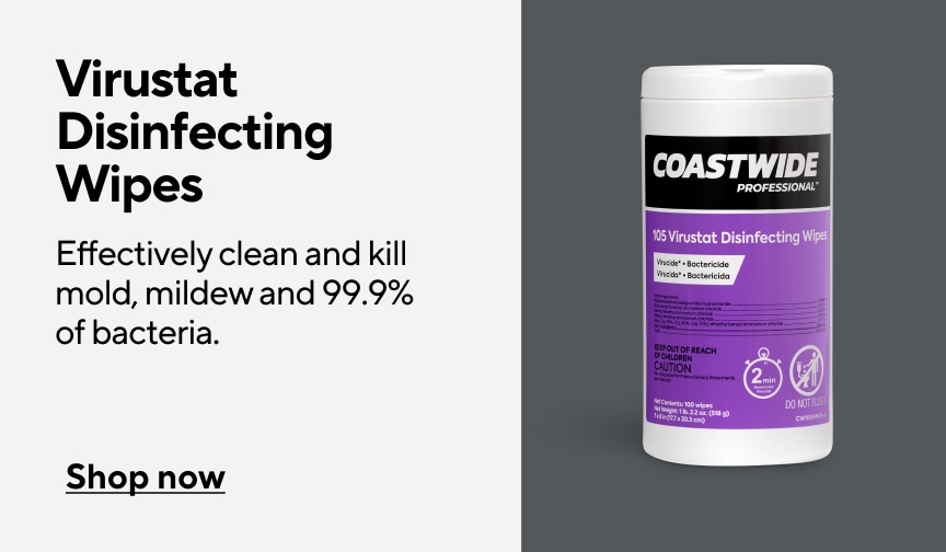 Virustat Disinfecting Wipes. Effectively clean and kill mold, mildew and 99.9% of bacteria. Shop now.