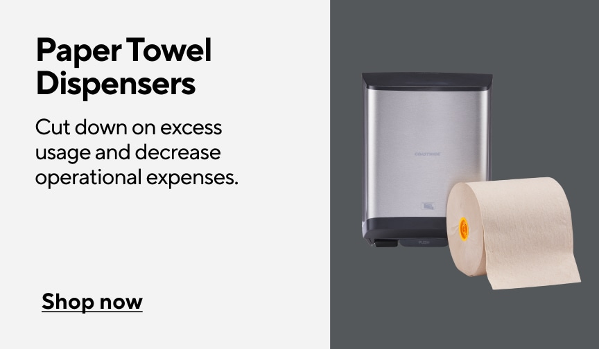Paper Towel Dispensers. Cut down on excess usage and decrease operational expenses. Shop now.