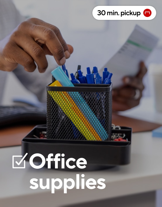 Office Supplies. 30min pickup.