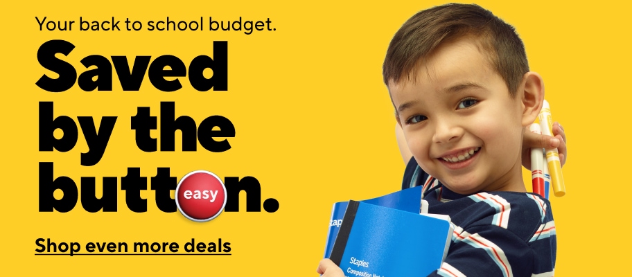 Your back to school budget. Saved by the button. Shop even more details.