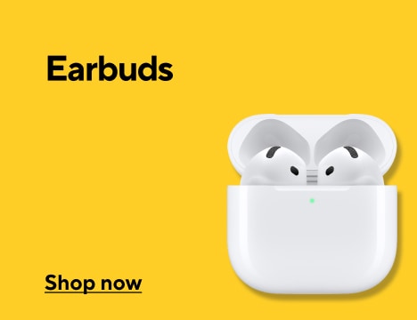 Earbuds. Shop now.